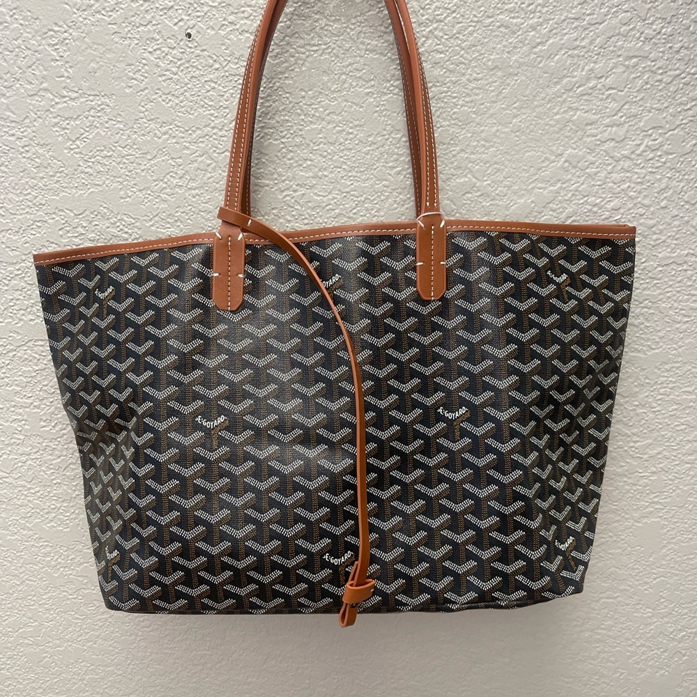 Brown and black bag